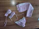 Kurtka + buty + czapka zimowa wyprawka rozm. 80 PIĘKNE
