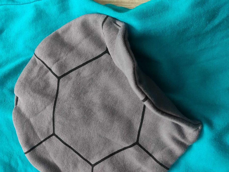 Человечек Черепашка 86 см. 1,5 гг. бирюзового цвета,100% cotton