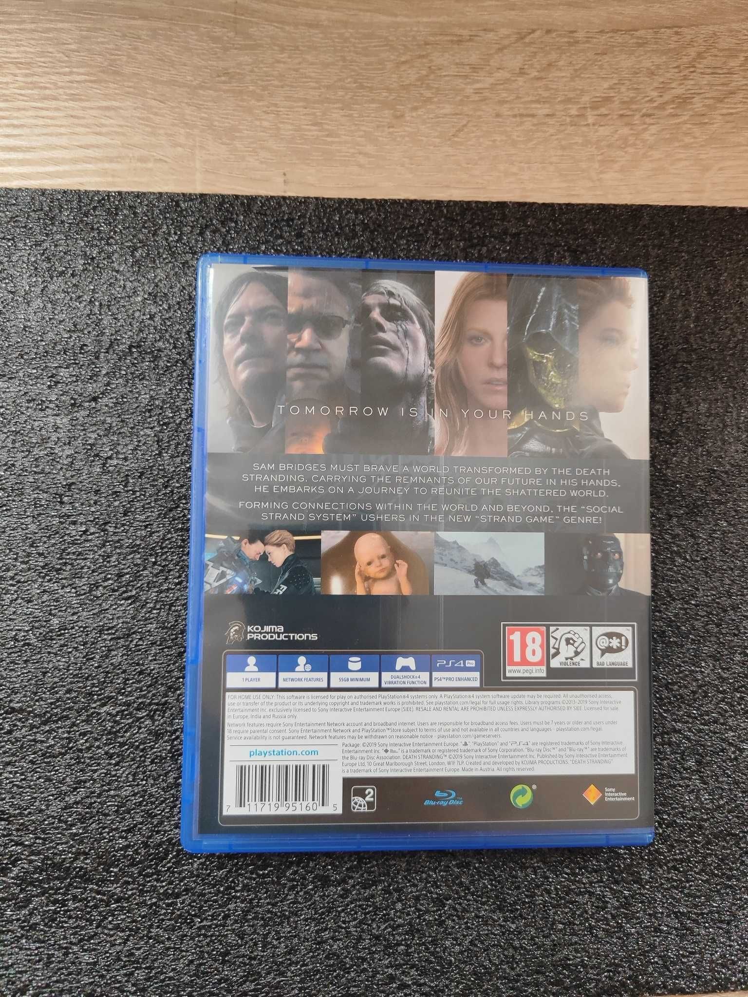 Диск для PlayStation 4 (PS4) Death Stranding (стан нового)
