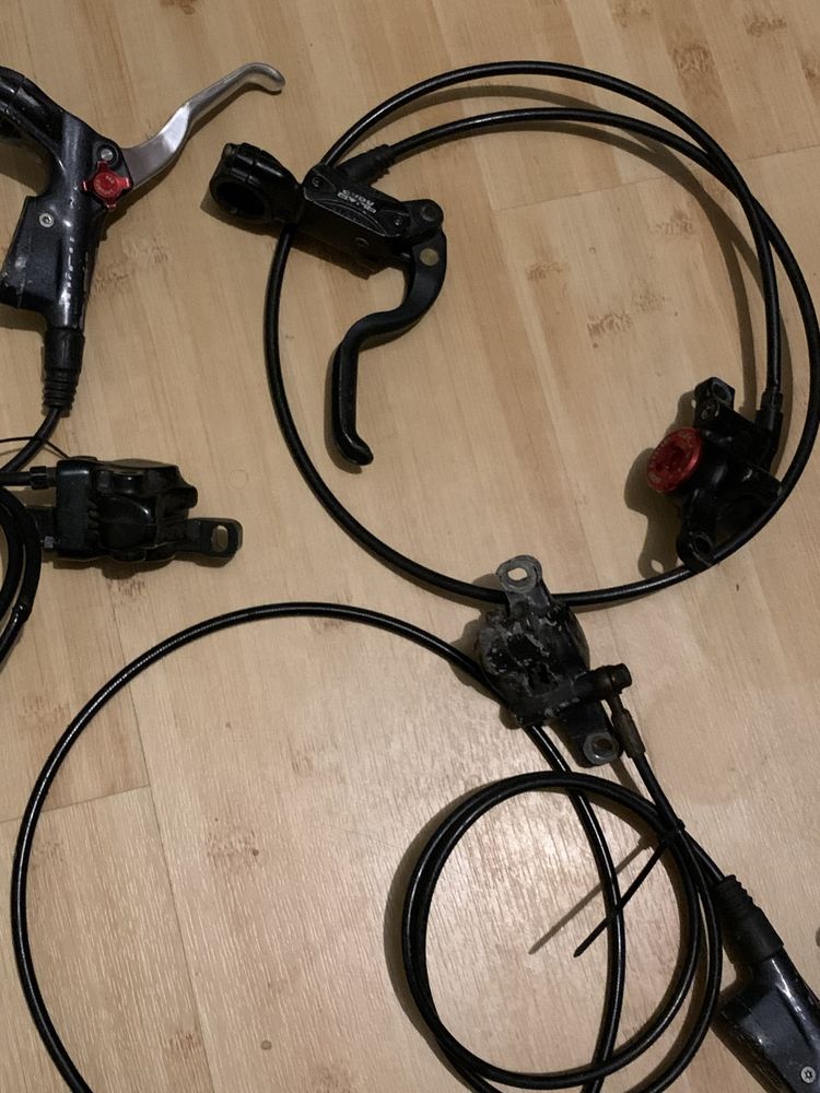 Гідравлічні гальма запчастини tektro shimano magura mt200 двохпоршневі