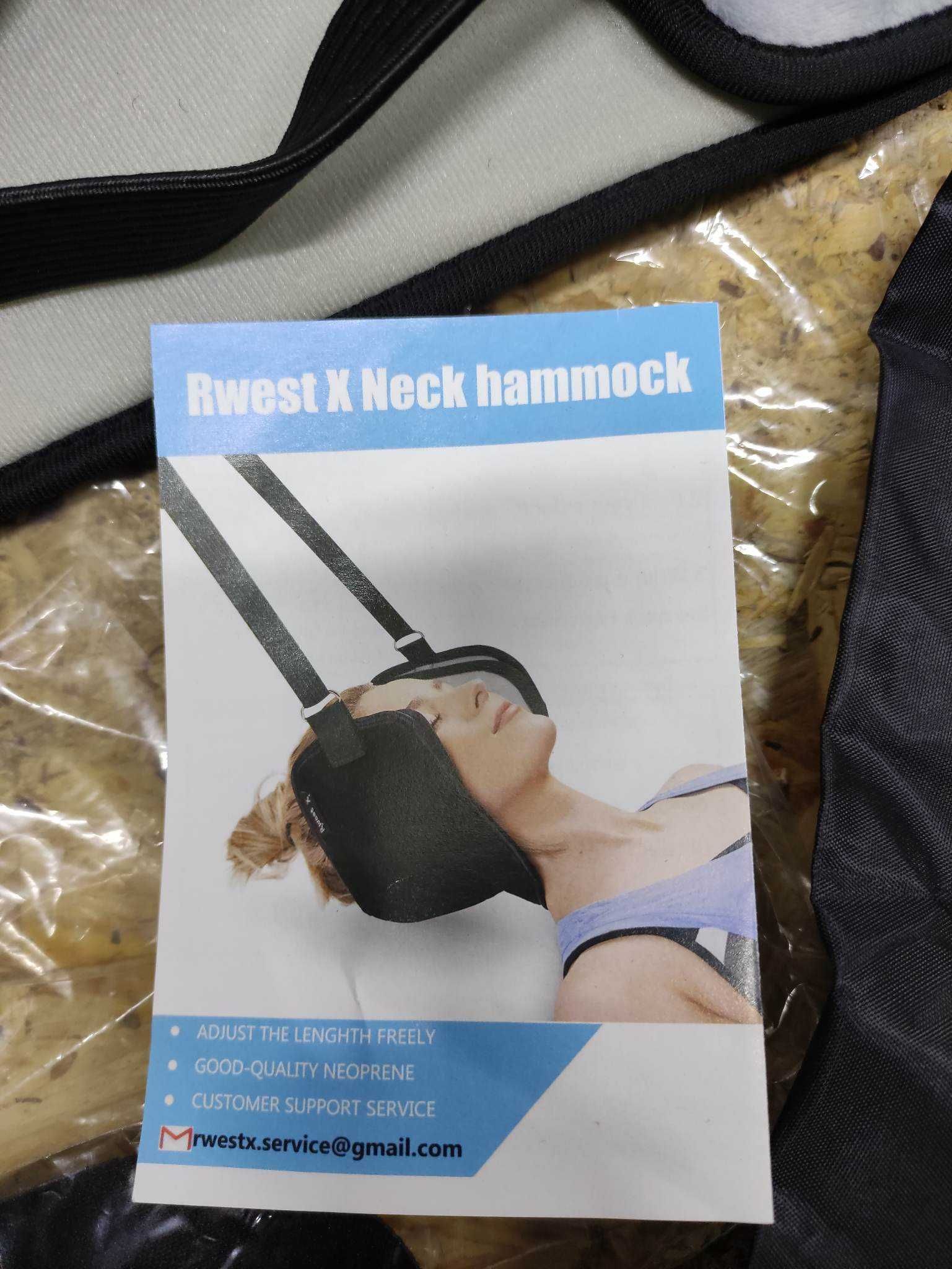 Hamak na szyję, przenośny masażer karku