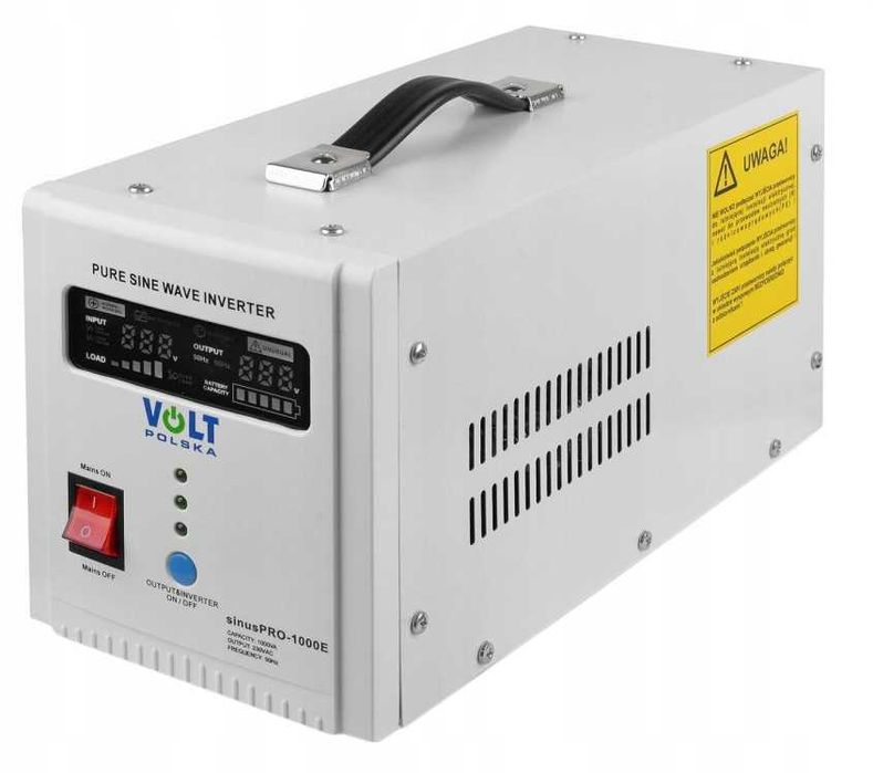 Інвертор Volt Polska 1000Вт ДЖБ ИБП Преобразователь Инвертор для котла