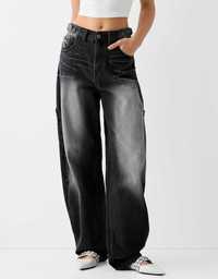 Жіночі джинси bershka baggy jeans мішкуваті уоркер широкі  skater