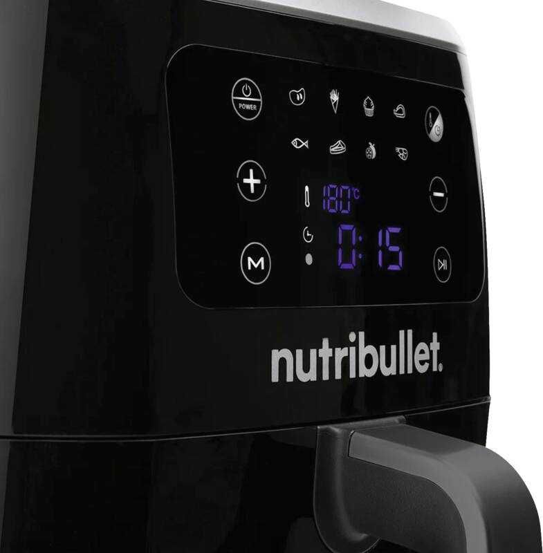 Fritadeira sem Óleo NUTRIBULLET Air Fryer XXL Digital NBA071B