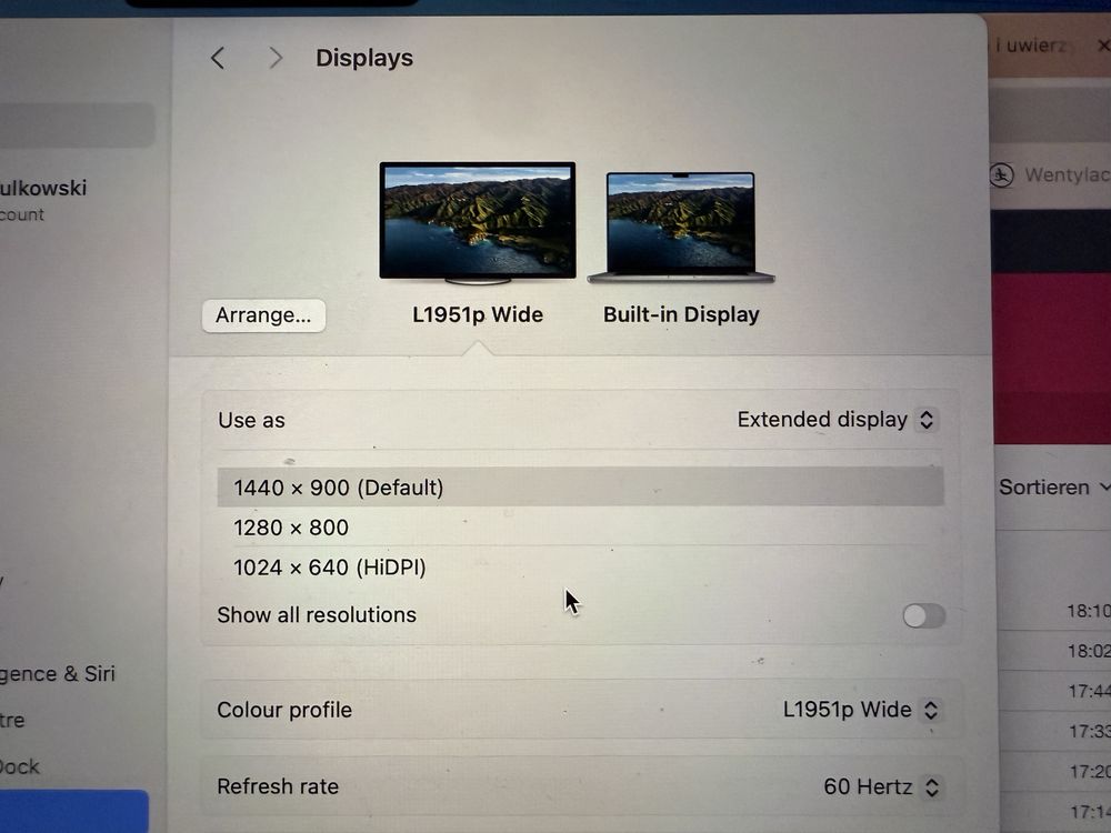 Monitor 19 cali ThinkVision Lenovo HDMI, DVI, D-SUB