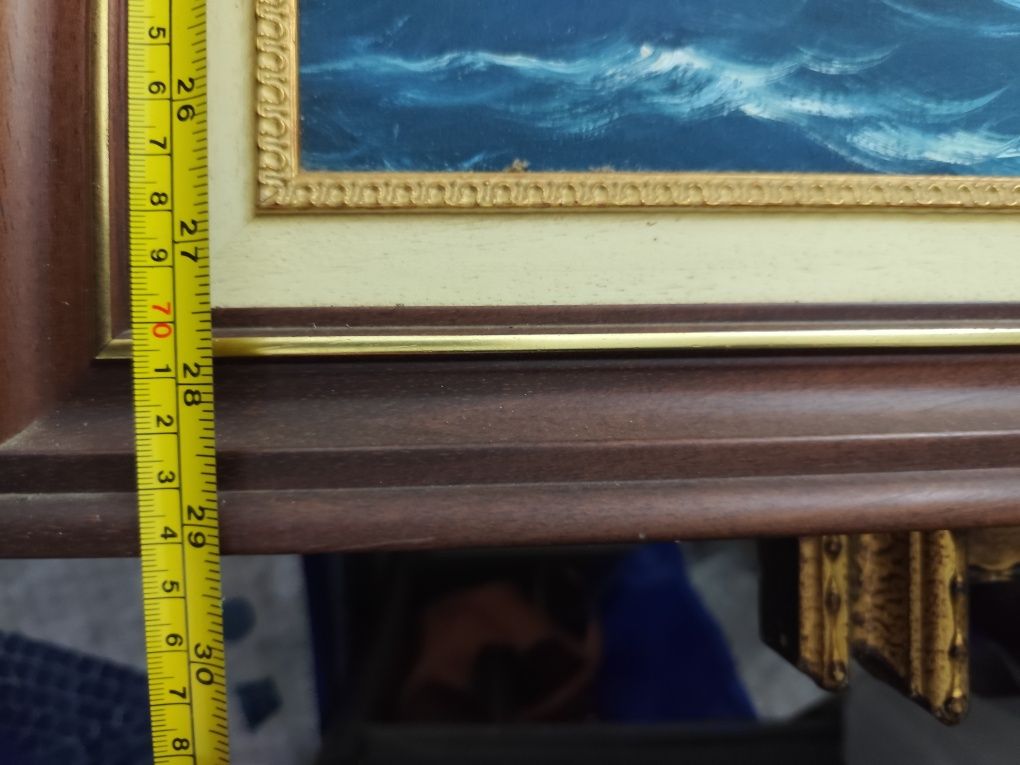 Quadro pintado a oleo