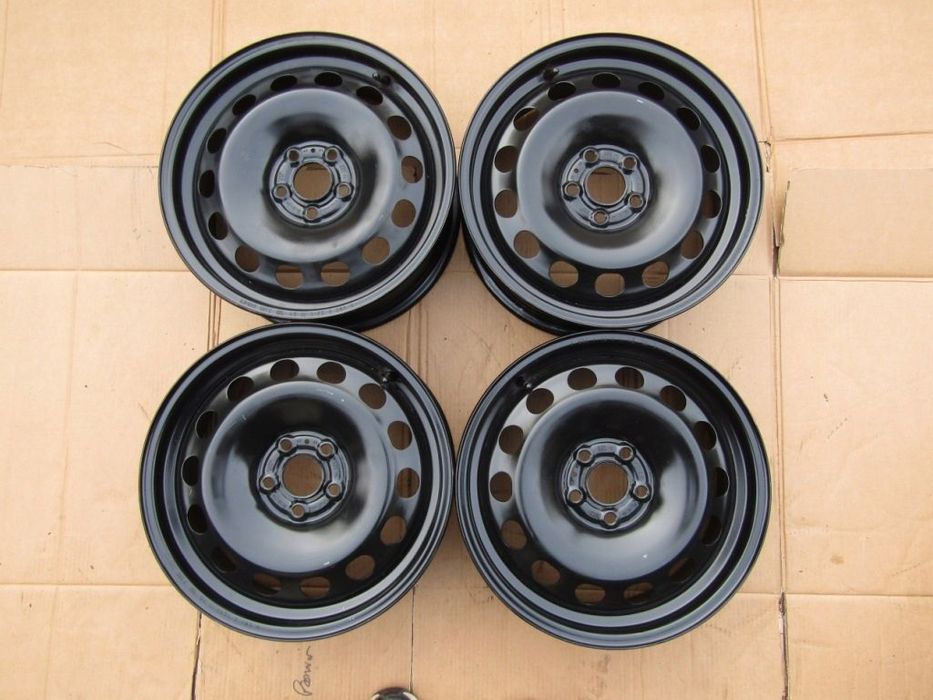 FELGI STALOWE 16 VW T-Cross Polo V VI Arona Ibiza Skoda Scala 6J 5x100 ET40