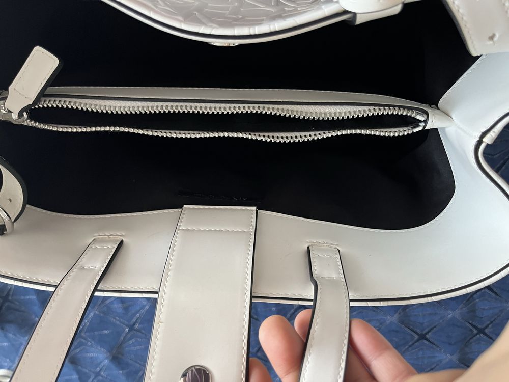 Armani Exchange torebka biała A4 jak nowa!