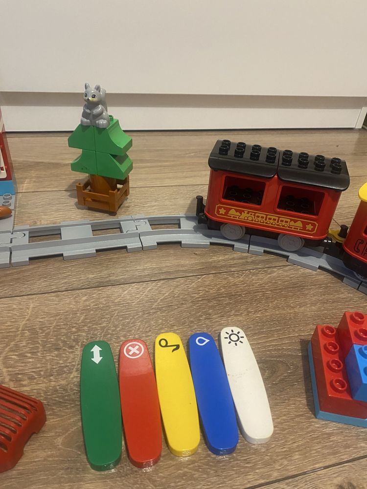 Конструктор Лего Залізниця Залізна дорога Lego Duplo Паровоз