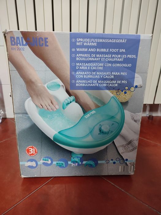 Aparelho de massagem de pés e pedicure