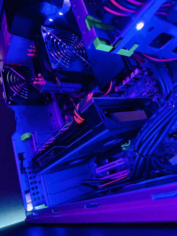 Komputer Do Gier Gamingowy RGB Intel 4X3,4Ghz, RX 480 4GB , 16GB Ram