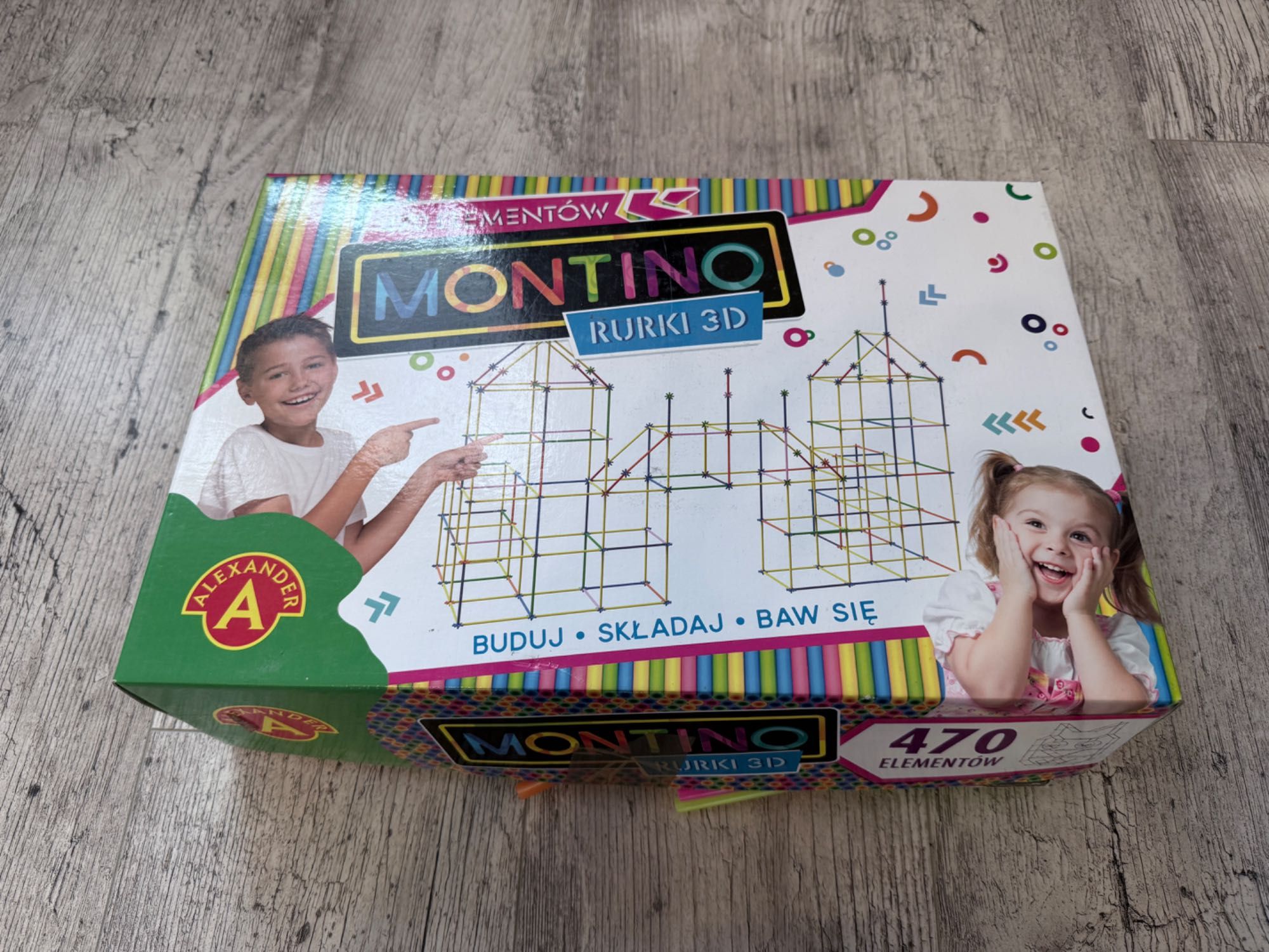 Alexander Montino Rurki 3D / Puzzle / Klocki