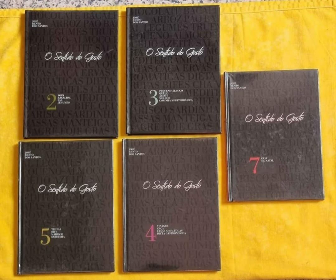 Coleção O Sentido do Gosto N° 2 ,3,4,5,7