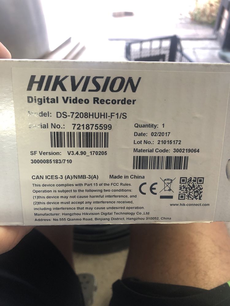 hikvision ds-7208huhi-f1/s