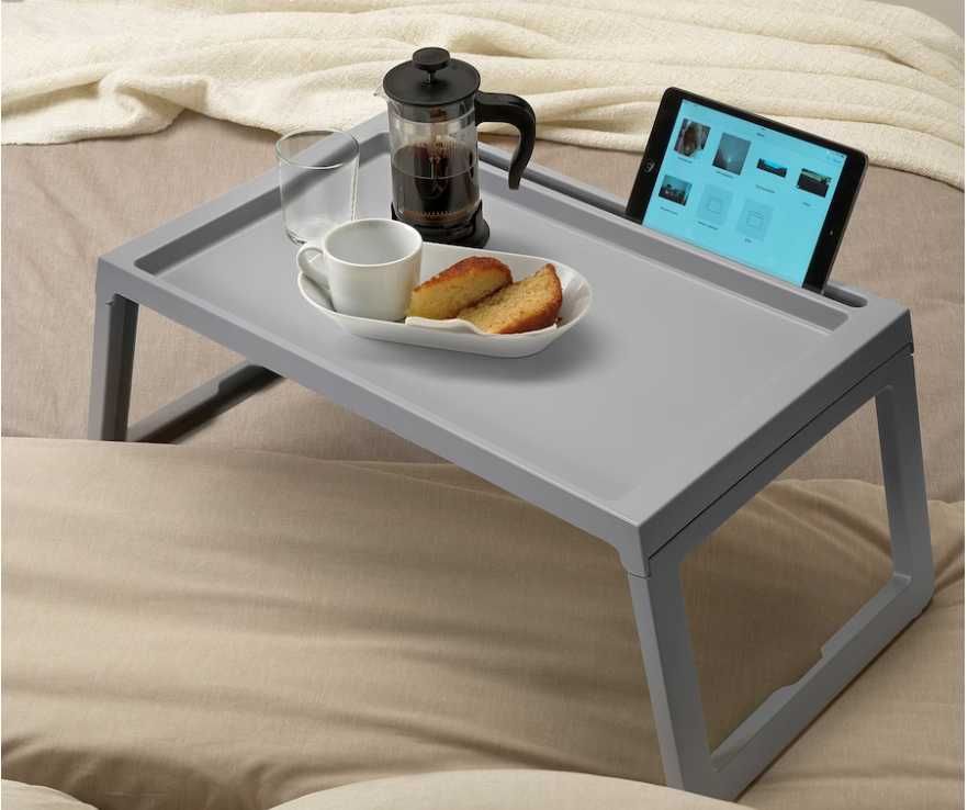 Столик-таця, столик в ліжко KLIPSK IKEA, столик для сніданків