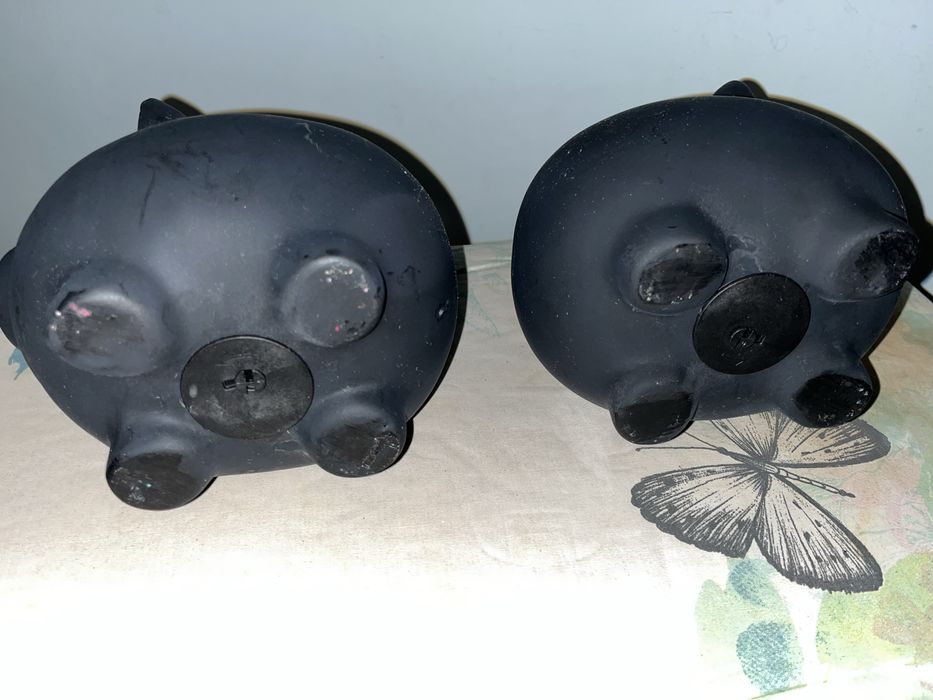 Skrabonka świnka „ceramiczna” duza do pisania kreda
