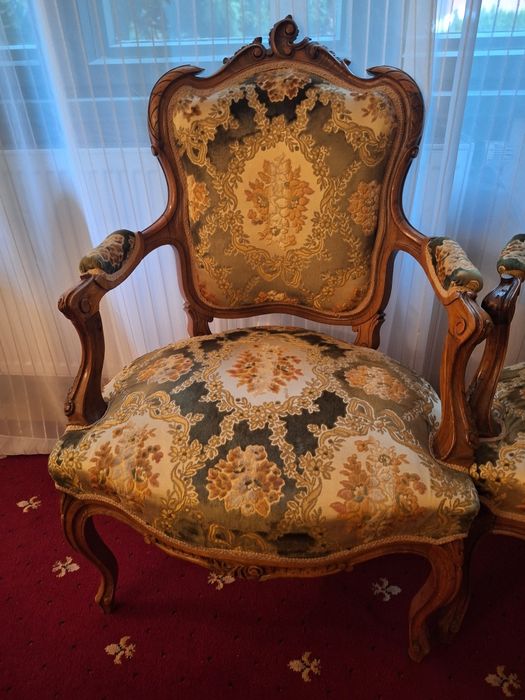 Komplet z drewna gruszy