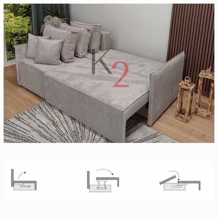 Narożnik FABIO Bonell hotelowy USB rogówka sofa +gratis
