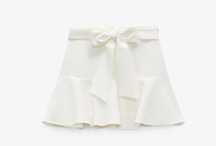 saia com laço branco/creme