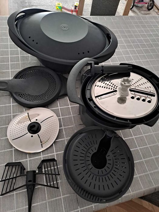 Termomix TM6 limitowana edycja czarny nakładka krojąca i osłona noża