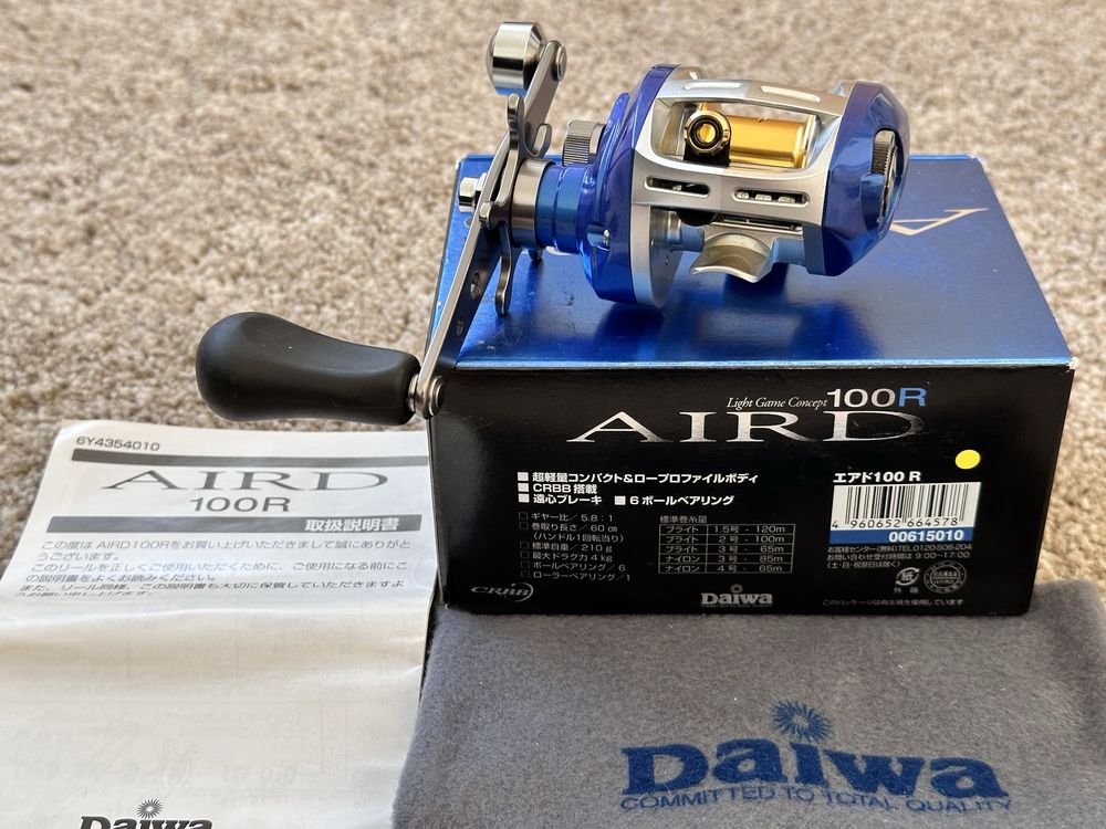 Кастингова риболовна  котушка DAIWA AIRD 100R  5.8:1 Made in Japan