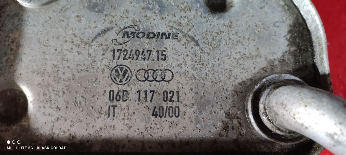 Chłodnica Oleju Audi A6 C5 2.0 B ALT Lift Blask Gołdap