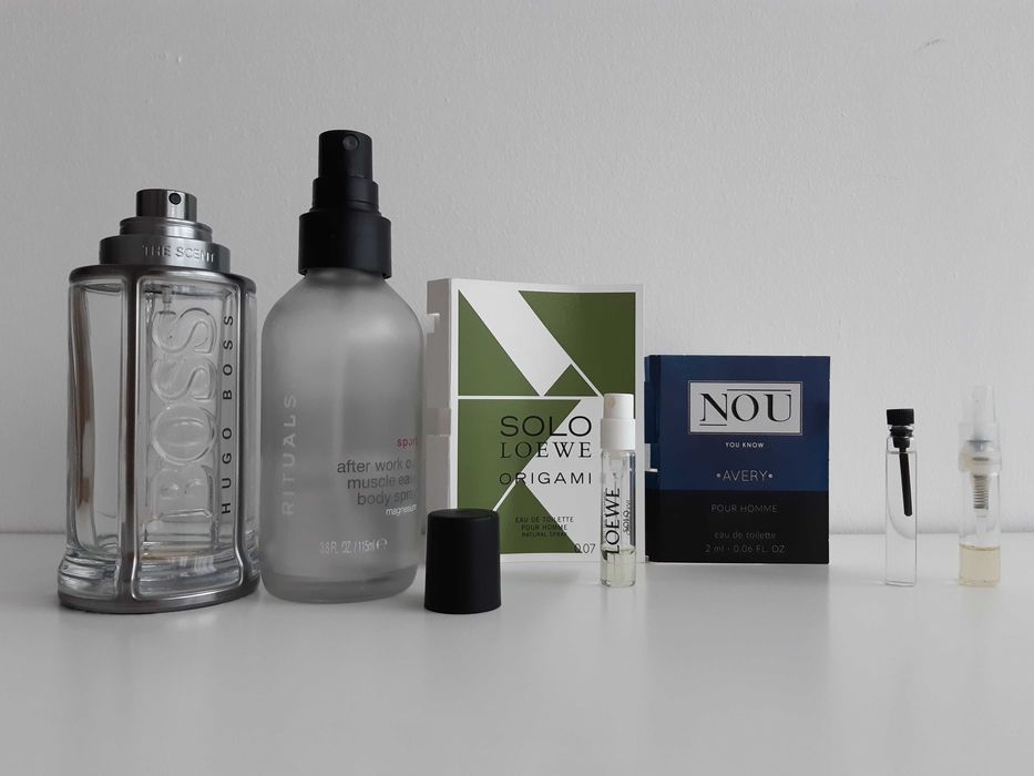 Hugo Boss Boss The Scent Rituals Loewe Solo Loewe Origami NOU Avery