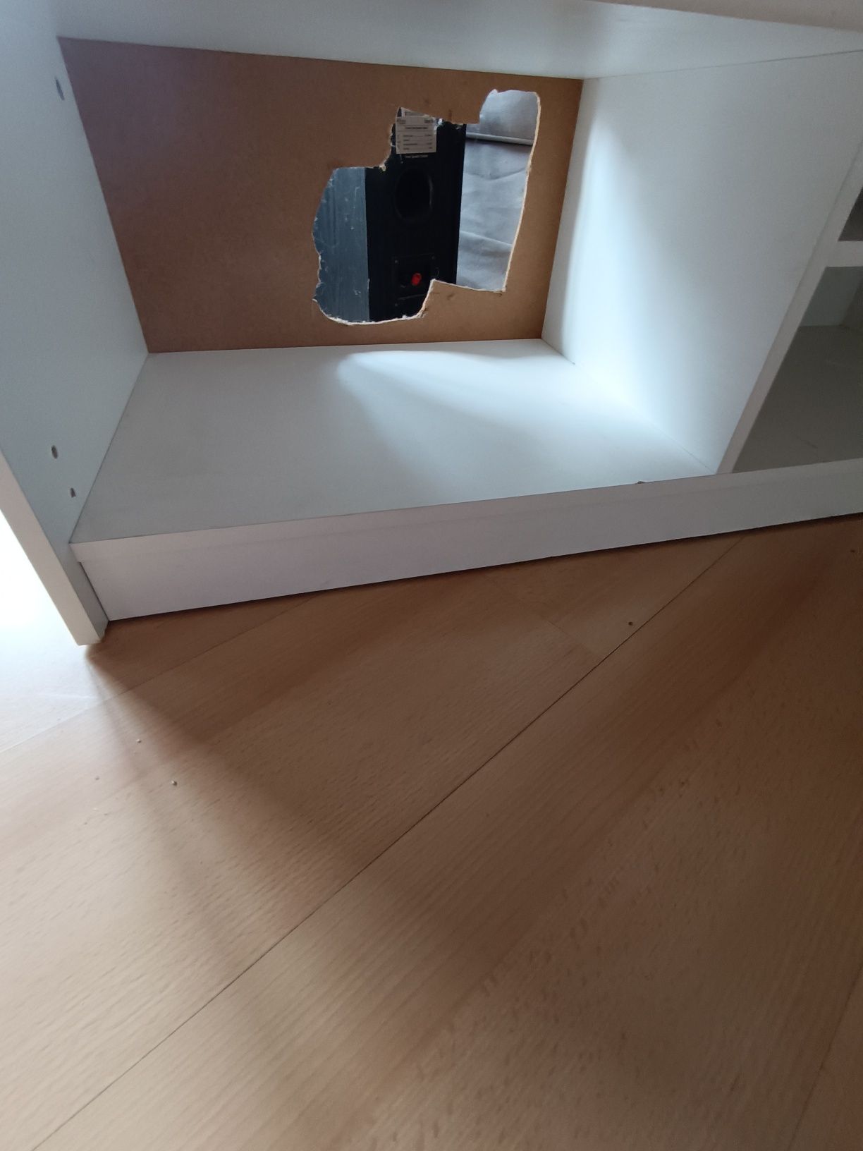 Szafka stolik pod telewizor RTV biała komoda 150x35x40 cm