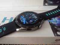 Hw3 Pro Smartwatch com chamadas via bluetooth (novo) Preta Verde