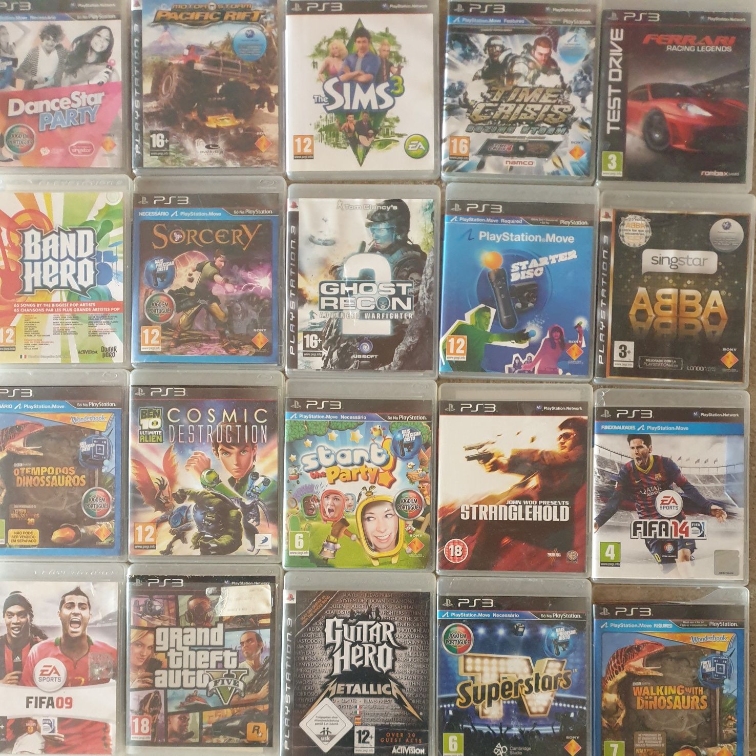 Playstation 3 com jogos