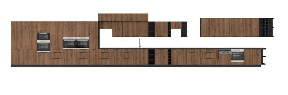 Zestaw mebli kuchennych Siena/Monza 330 na 300cm pod wymiar raty 0%