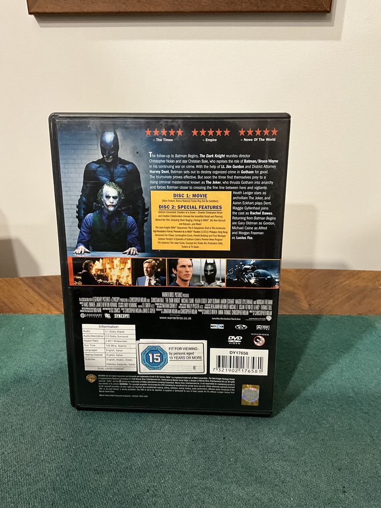 DVD - Czarny Rycerz / The Dark Knight !