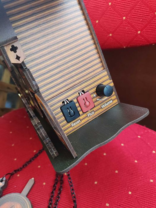 Klasyczny Zegar z kukukułka skandynawski styl retro drewniany zegarek