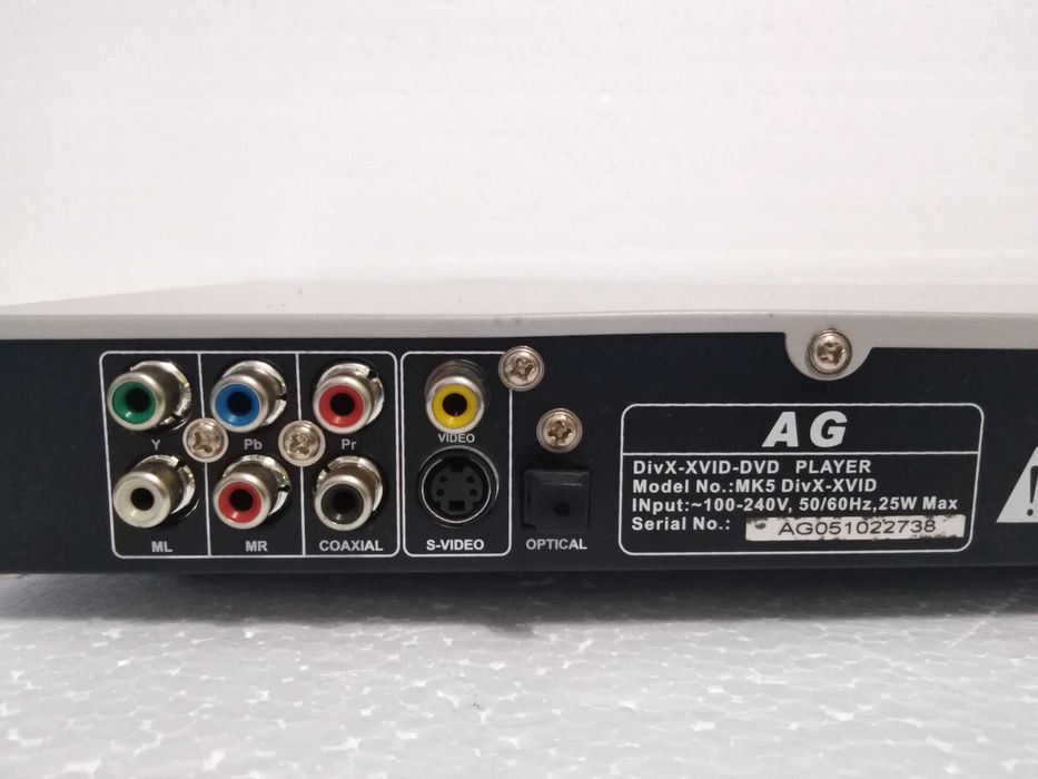 Leitor DVD AG Mk5 DivX-Xvid