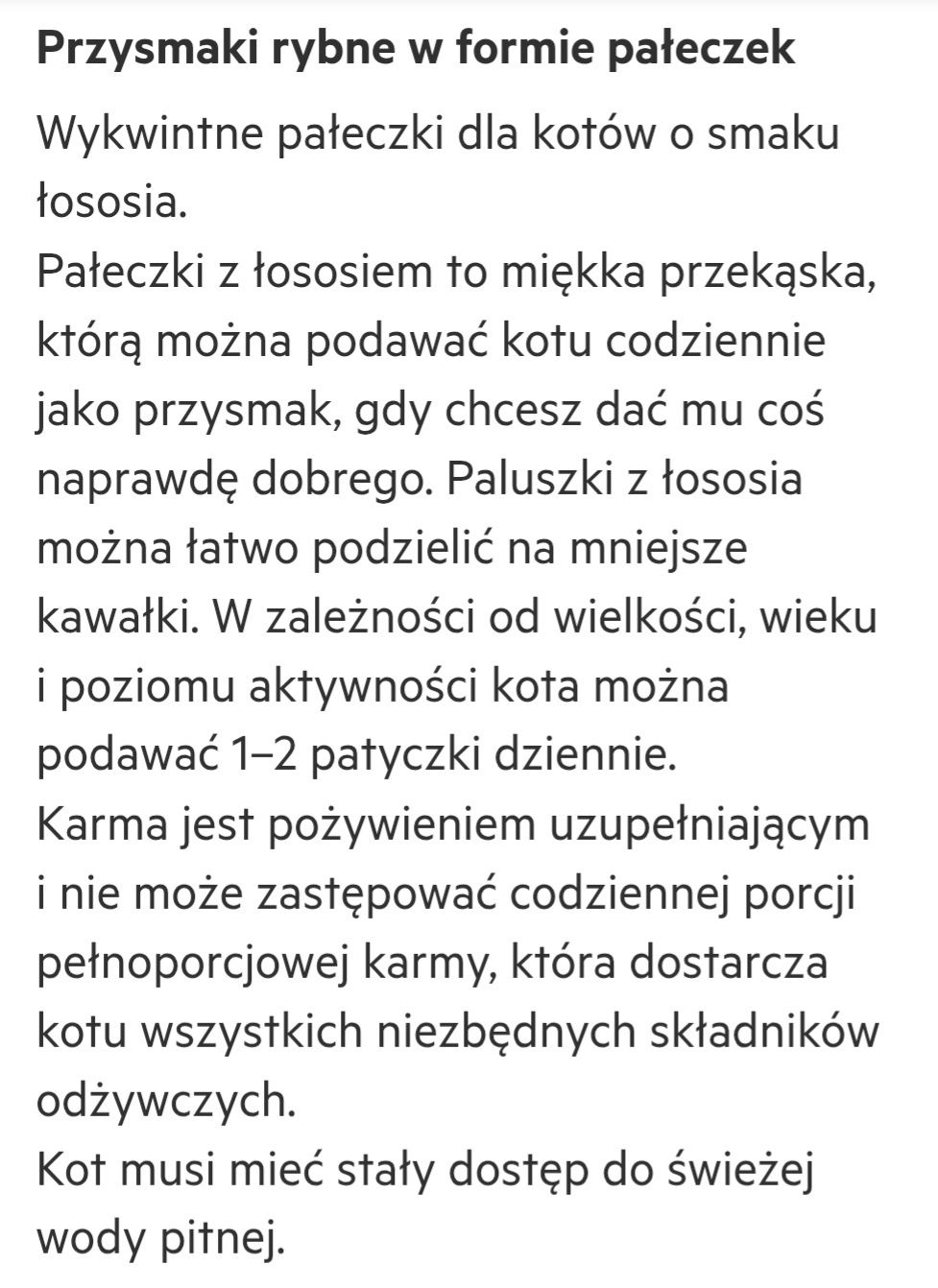 100szt Kabanosy dla kota bez ZBÓŻ dwa smaki kurczak i ryba 
20 opakowa