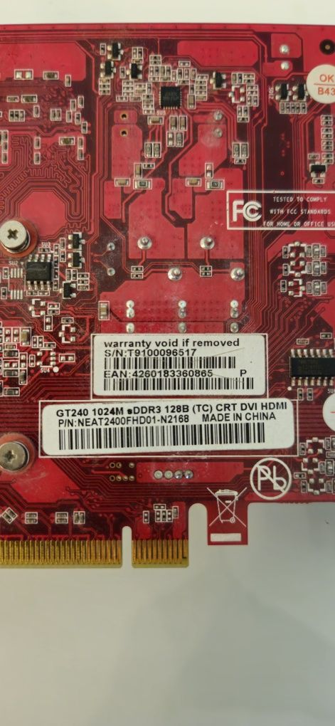 Karta graficzna Gainward GF GT240 DDR3 1024MB