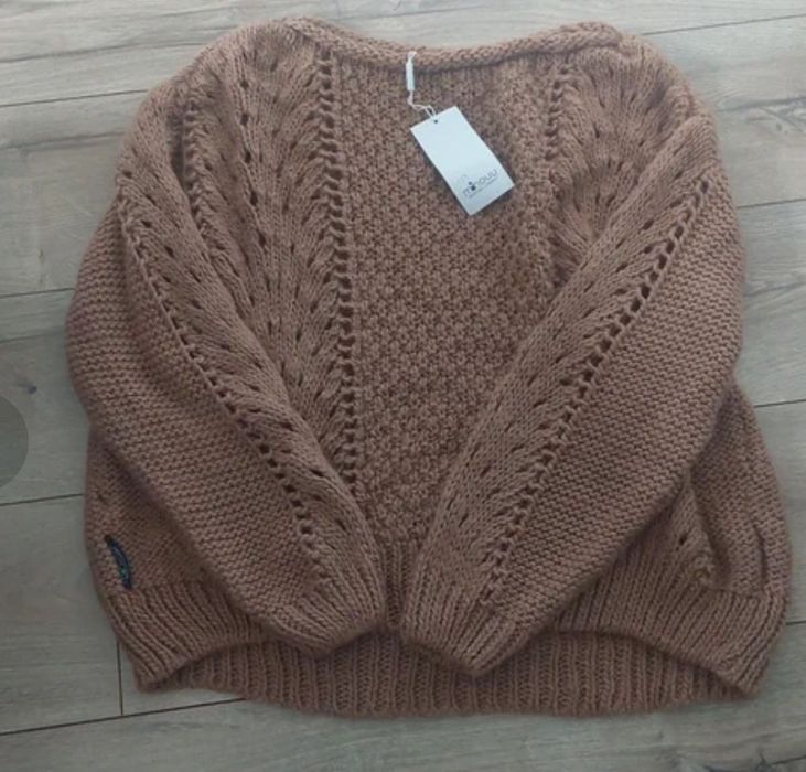 Sweter minouu hit sezonu uniwersalny pleciony