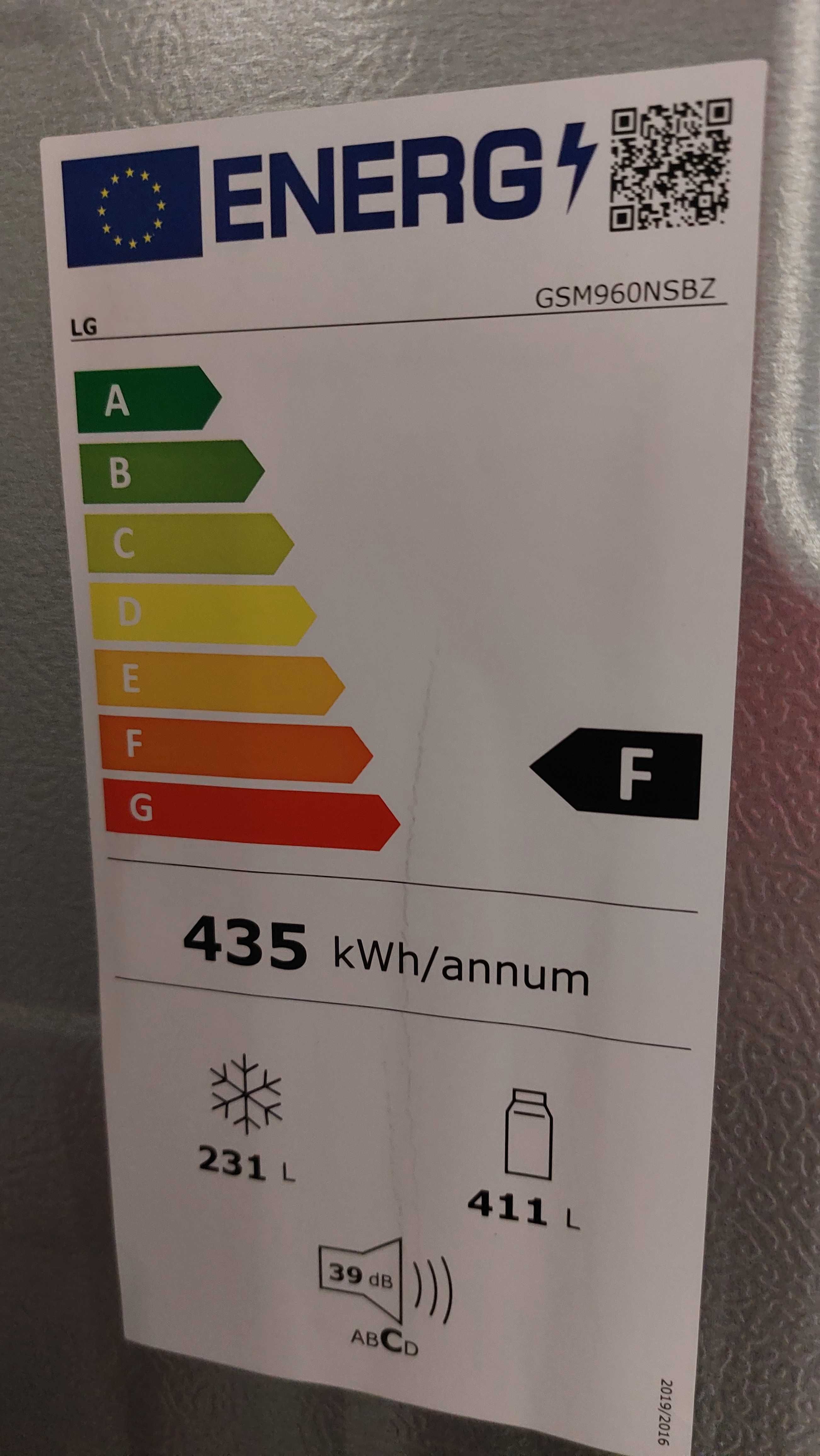 Lodówko-zamrażarka LG Side-by-Side Door-in-Door ThinQ GSM960NSBZ