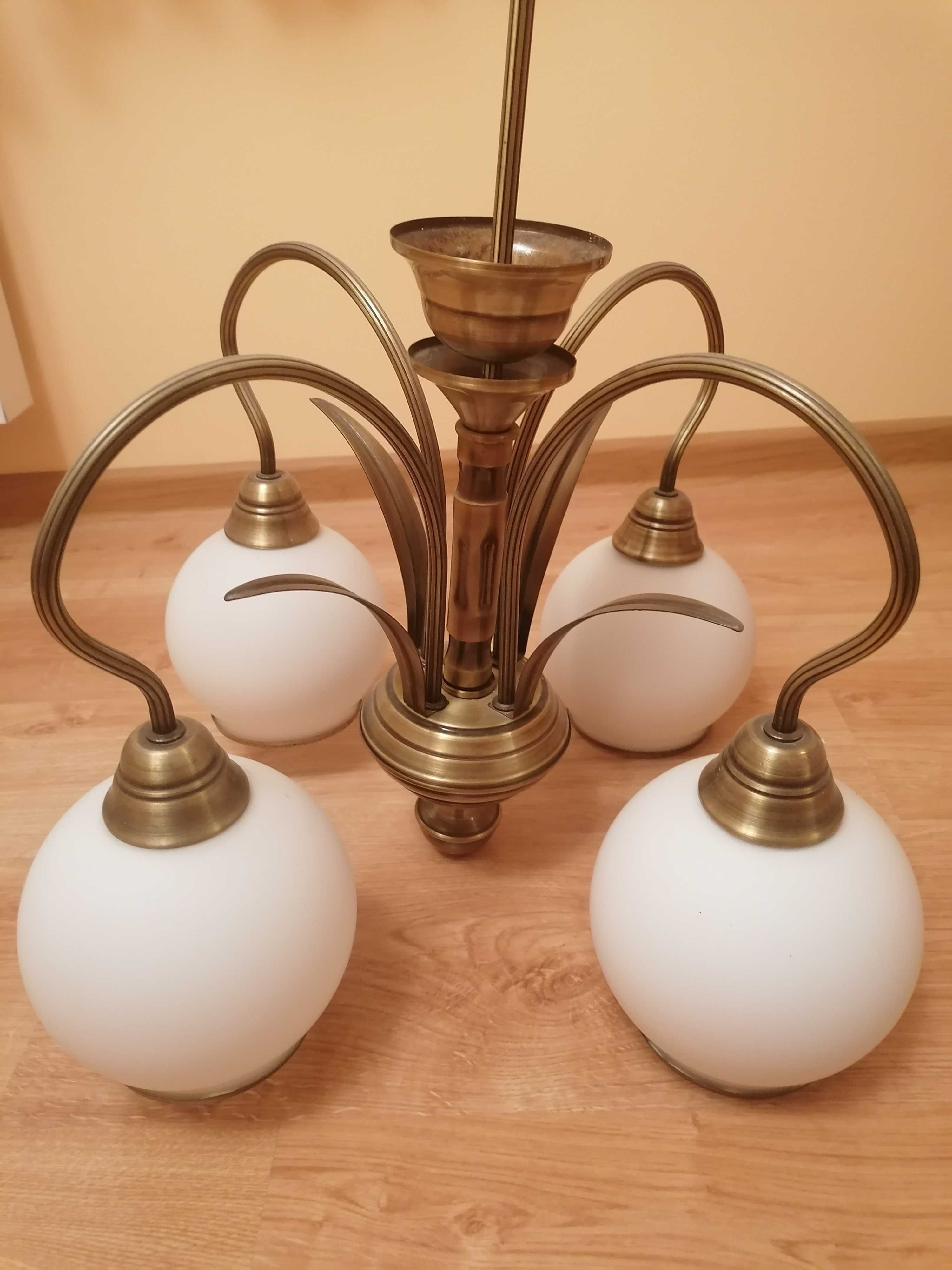 Żyrandol +2 kinkiety używane