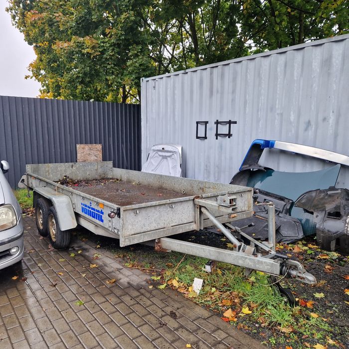 Przyczepa dwuosiowa 2 tony ładowność