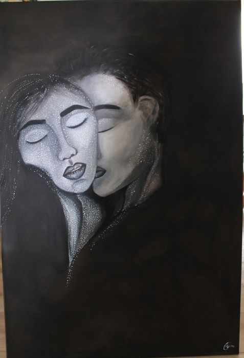 Obraz nowoczesny 90x120 intymność