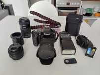 Kompletny zestaw Canon 80D + Sigma 17-50mm + Canon 55-250mm + 50mm STM