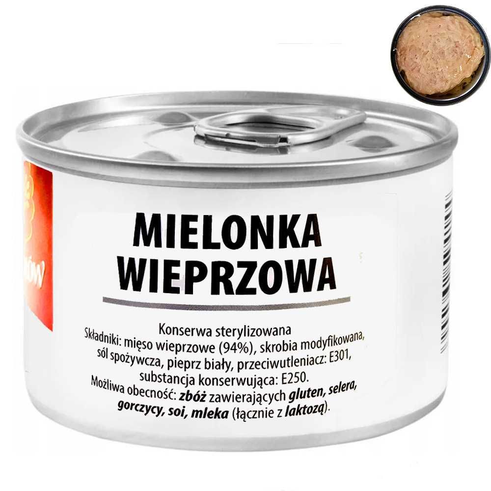 Тушонка Свинина Консерва Мясна 94% м'яса Mielonka Wieprzowa, 200 г