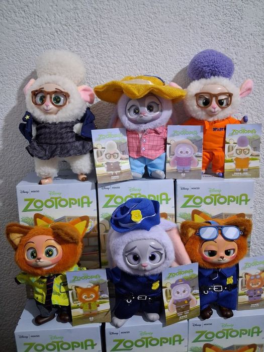 Плюшеві іграшки Zootopia – улюблені герої у новому милому стилі!