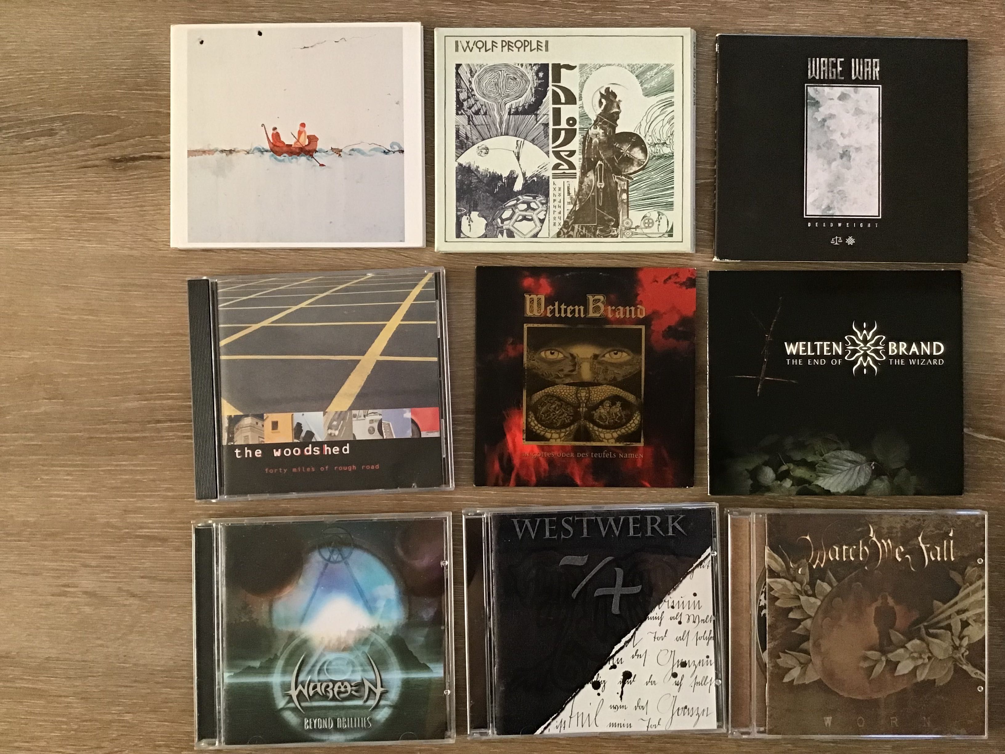 CDs metal, rock letras U+V+ X + Y + Z Actualizada