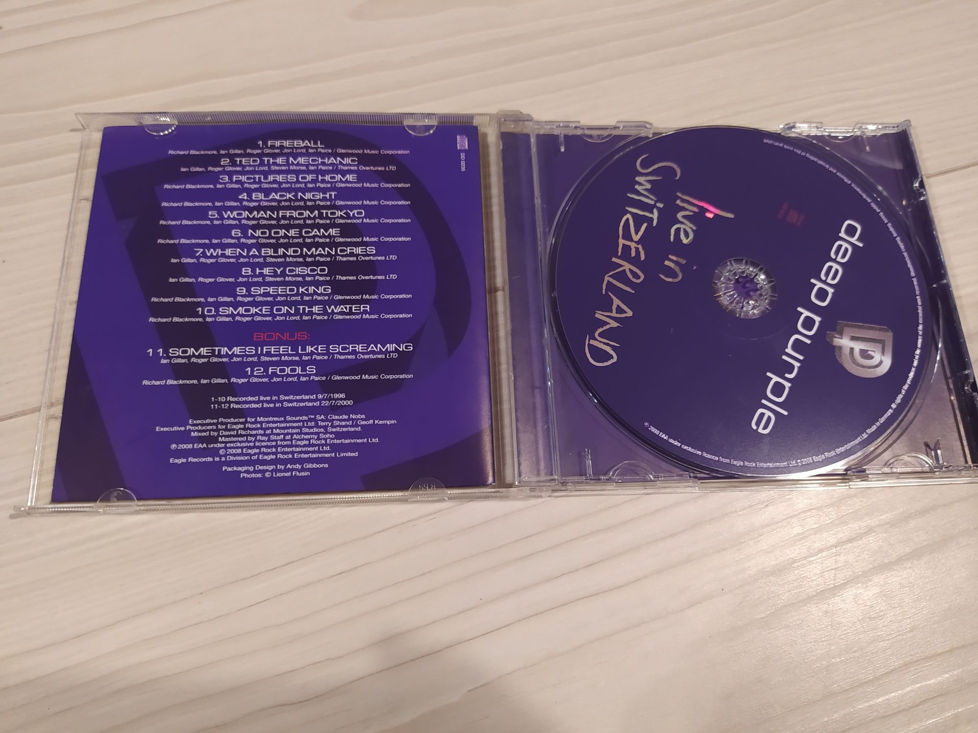 Deep Purple live in Switzerland CD