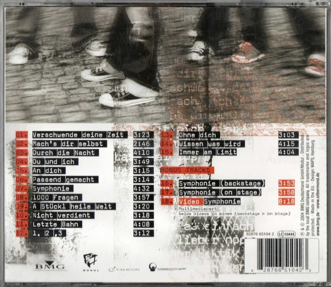 Silbermond - Verschwende Deine Zeit Płyta CD