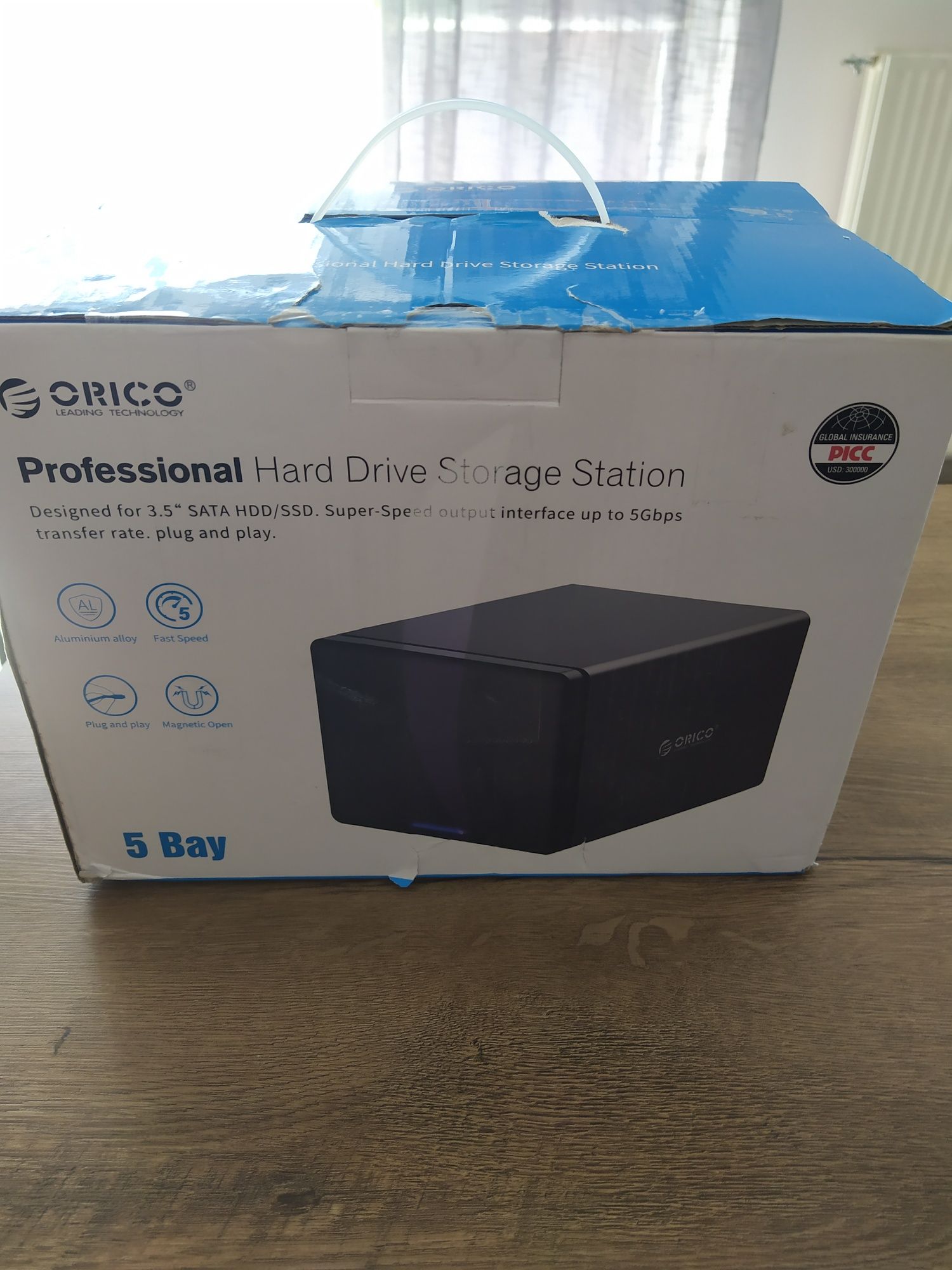 ORICO Obudowa dysku twardego 5 Bay NS500U3