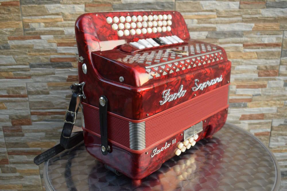 Concertina Paolo Soprani 3 Voz Sol Do Fa