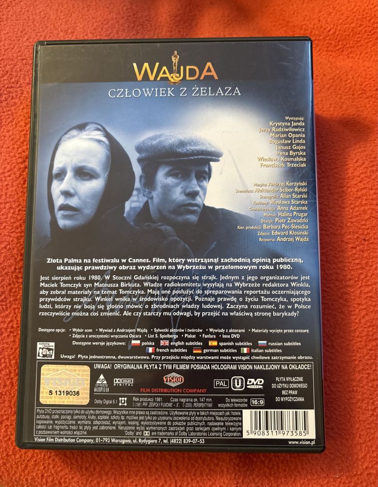 Wajda człowiek z żelaza dvd